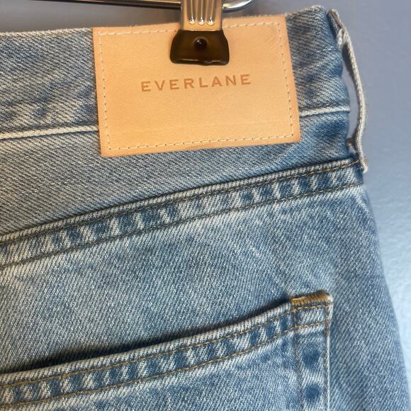 Everlane The ’90s Cheeky Jean Vintage Sunbleached Blue Straight Leg Size 32 NWT - Picture 13 of 13